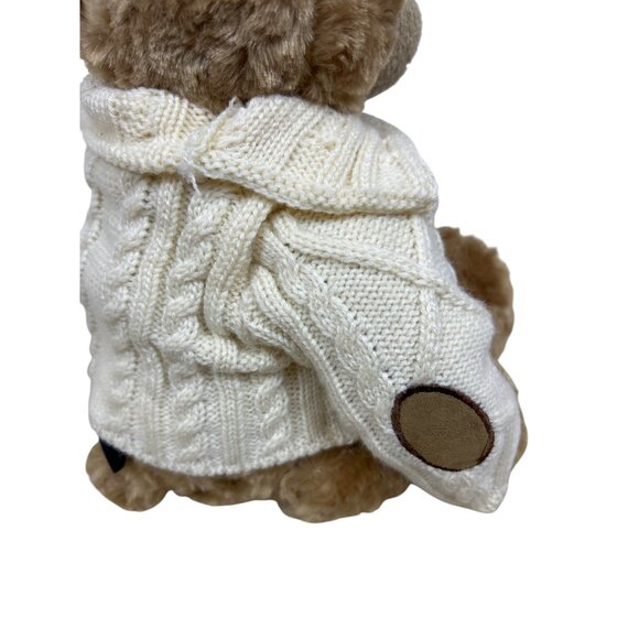 FAO Schwartz Teddy Bear  Sweater Cardigan Plush Stuffed Animal Plush Toy 12'' - Picture 6 of 11